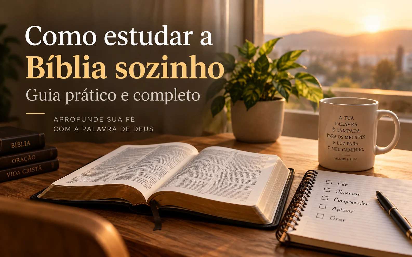 Como estudar a Bíblia sozinho: guia prático e completo